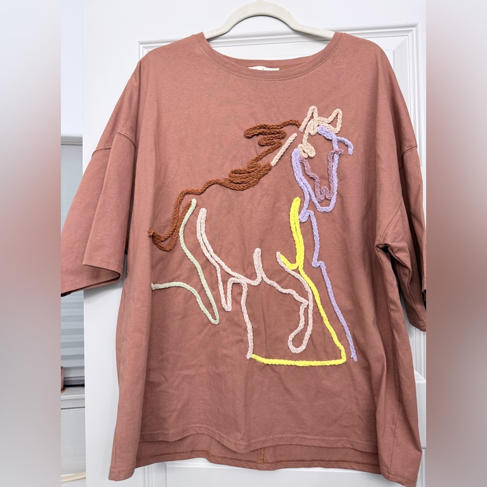 Peach Love California Brown Top